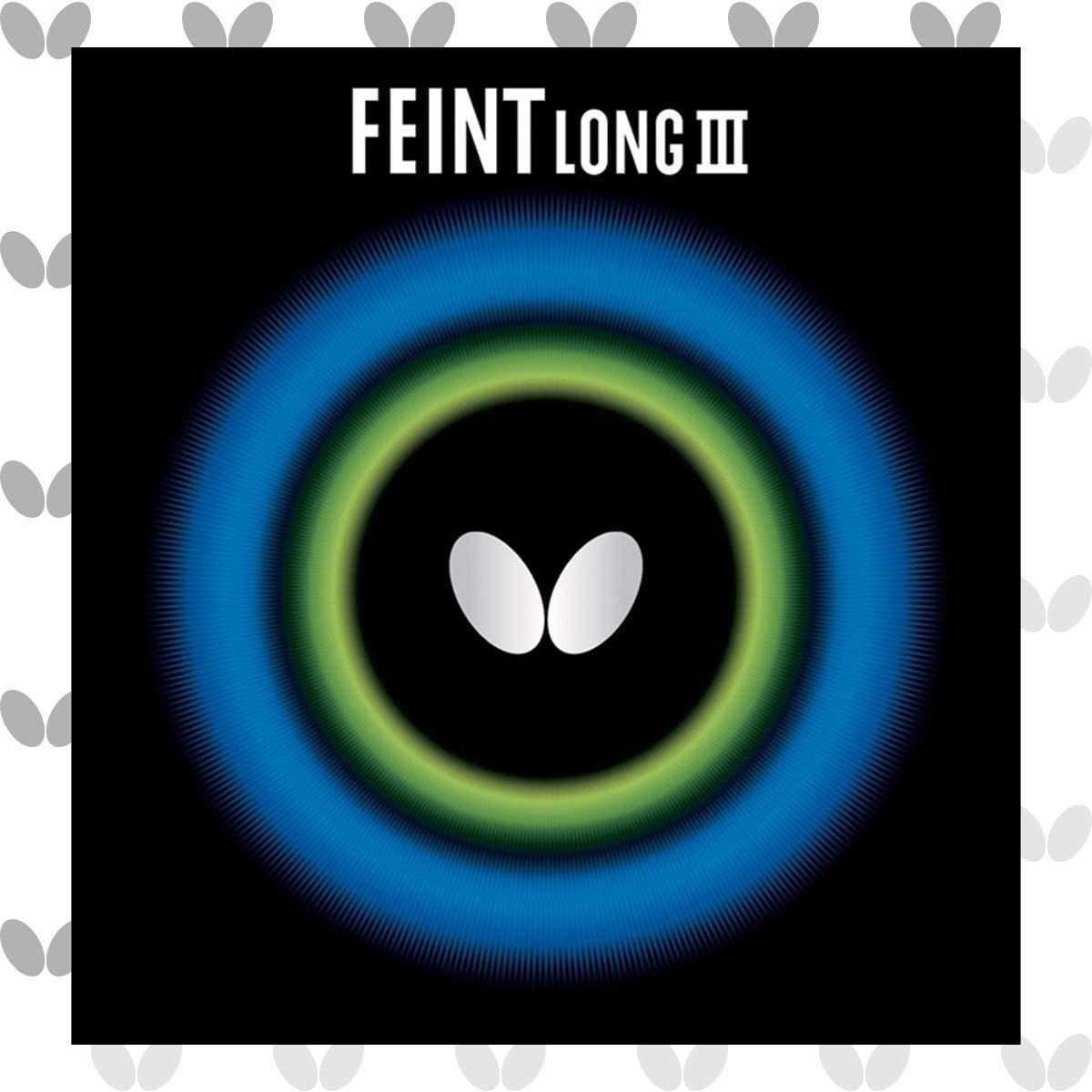 Feint Long III Table Tennis Rubber: Butterfly Feint Long III